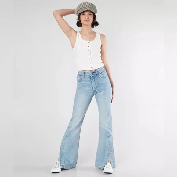 Levi's Ribcage Split Fare Jean 30 - Picture 15 of 16